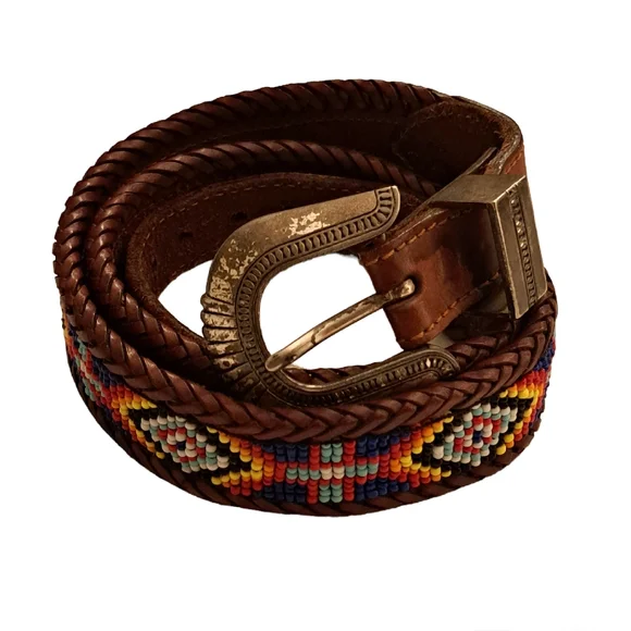 Accessories | Tribal Design Leather Belt | Poshmark display picture 1